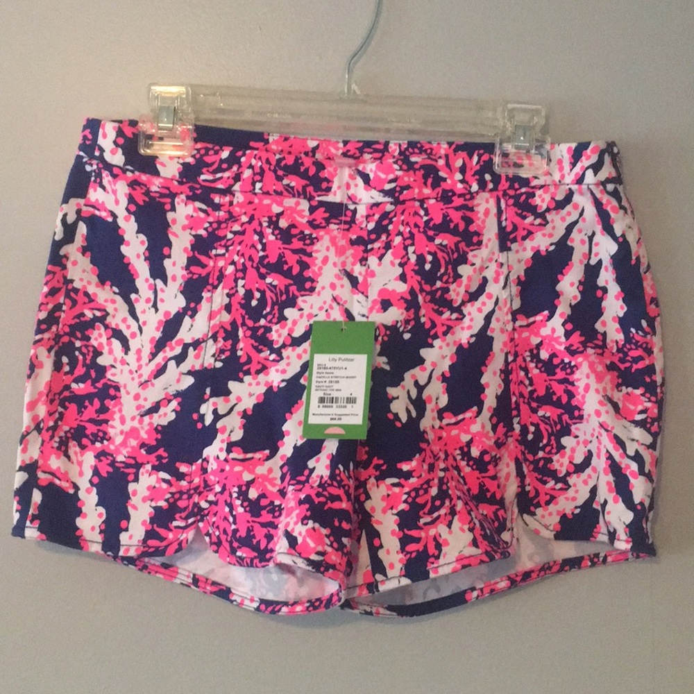 NWT Lilly Pulitzer ‘Beyond The Sea’ Stretch Shorts
